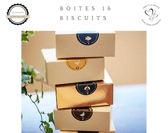 Boite  de 16 biscuits  pour chiens