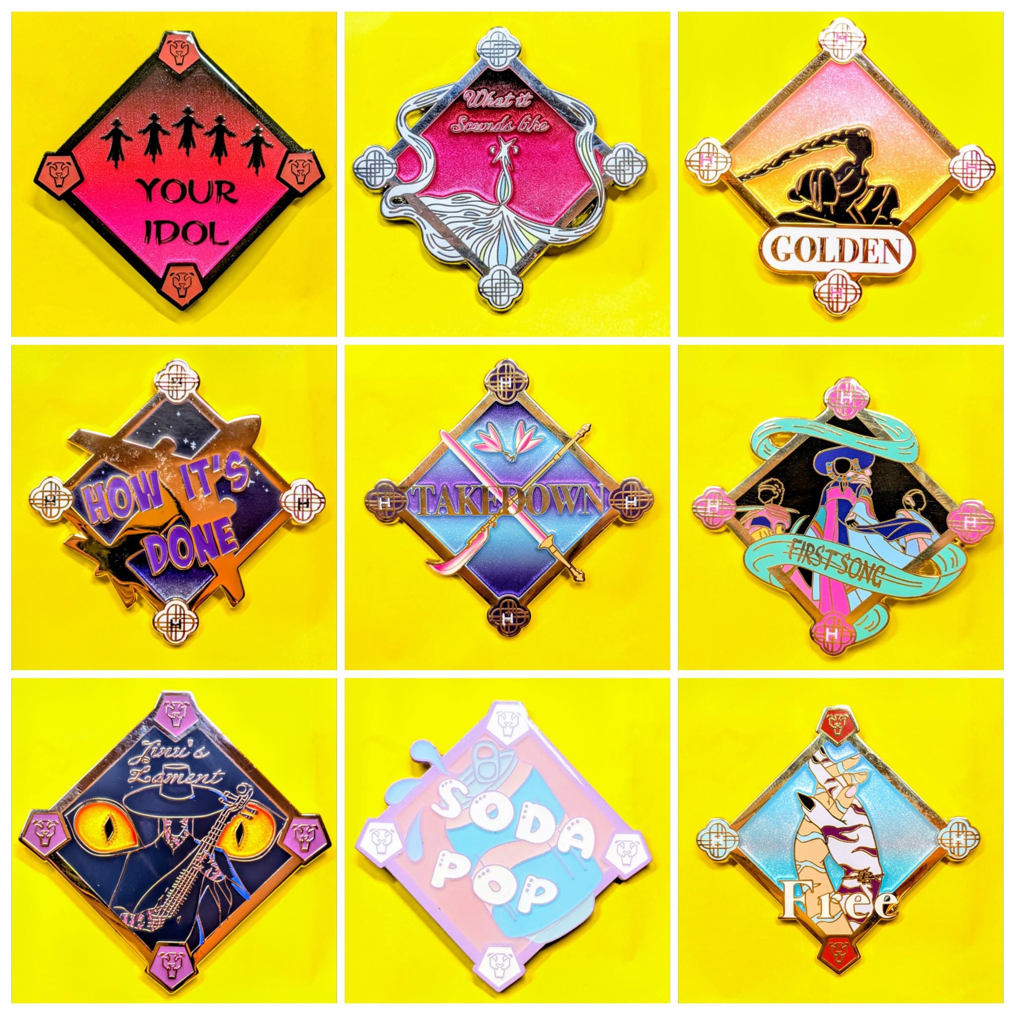 Kpop Inspired Song Pins - Etsy