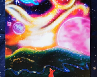 Celestial fox print.