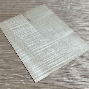 Figured Maple Veneer Sheet 6&quot;W x 8&quot;L