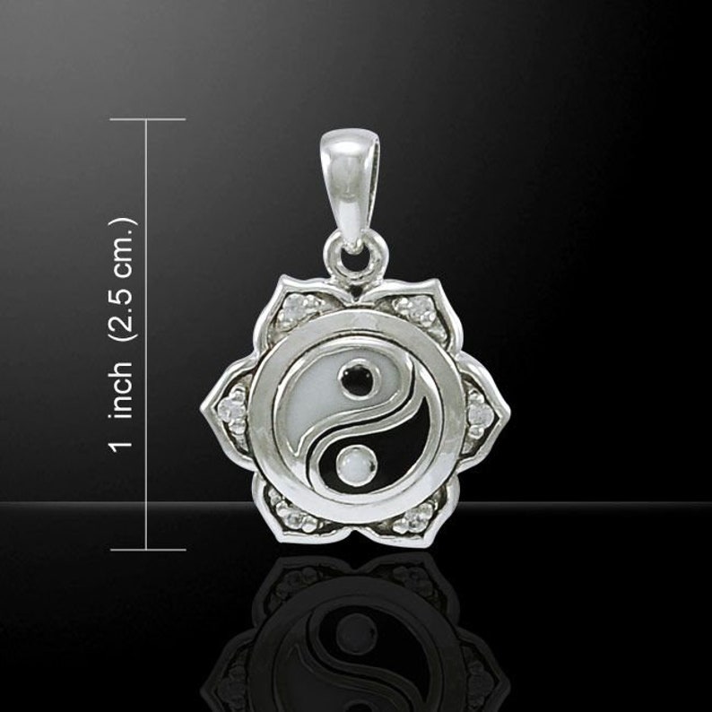 Boho Necklace Yoga Jewelry Lotus Necklace Meditation Jewelry Mindfulness Gift Chinese Necklace Yin Yang Necklace Hippie Jewelry
