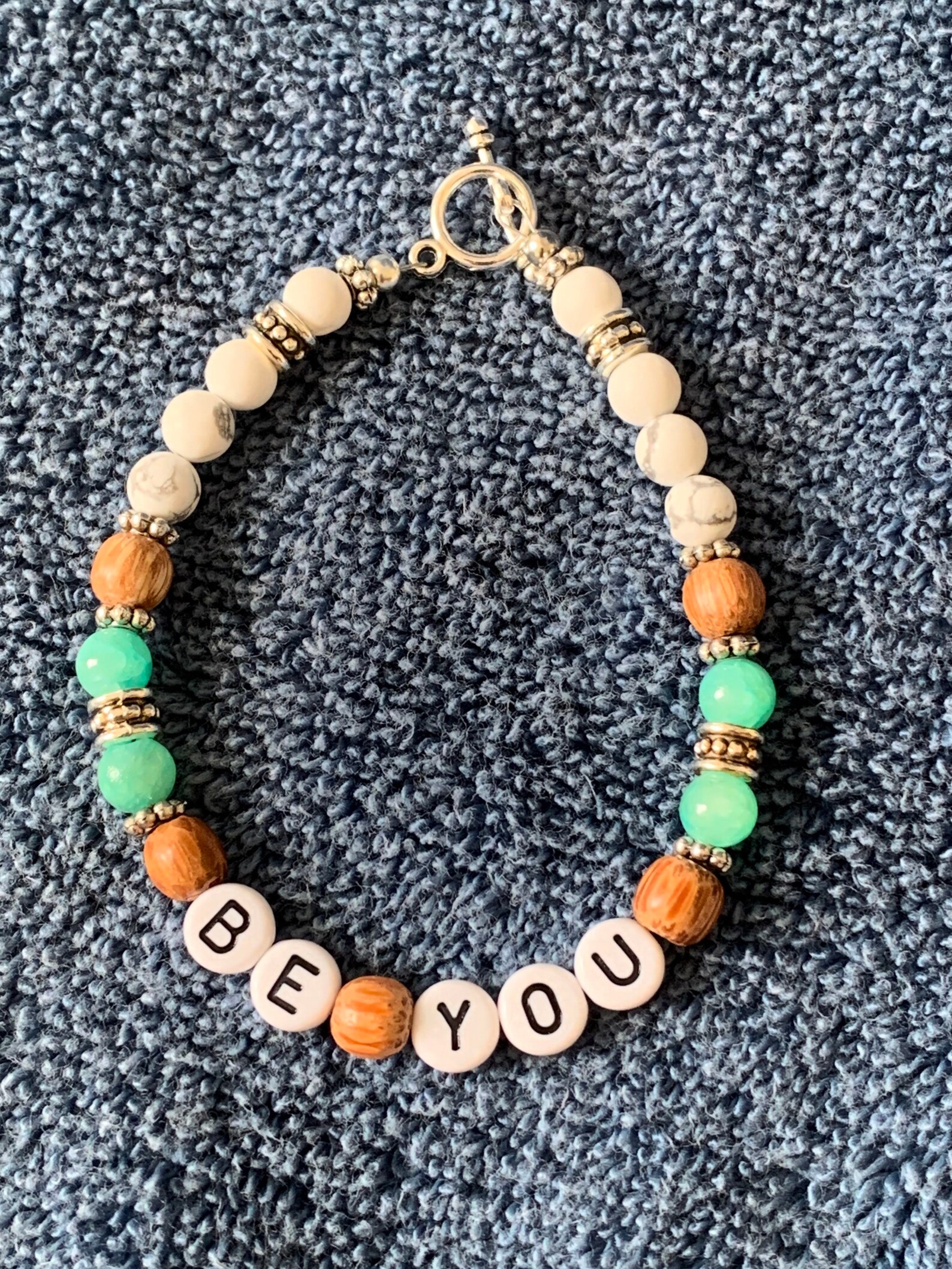 Affirmation Bracelet Mantra Bracelet Word Bracelet Etsy