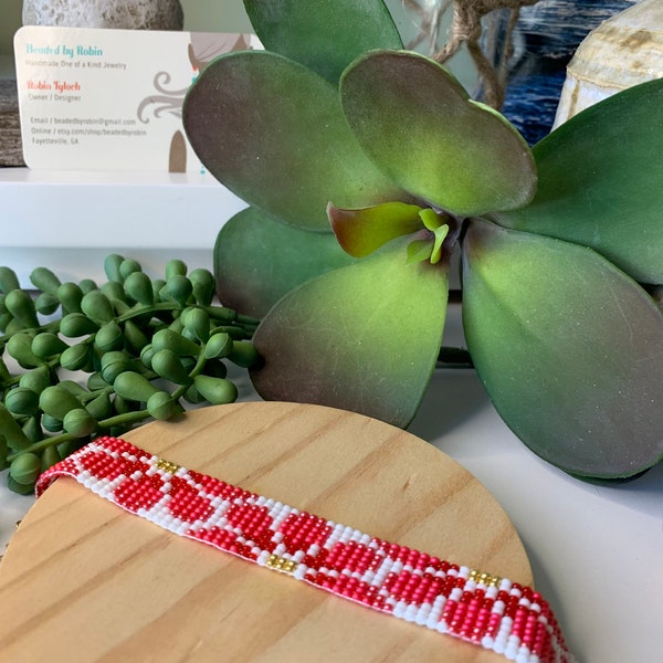 Loom Beaded Bracelet Etsy