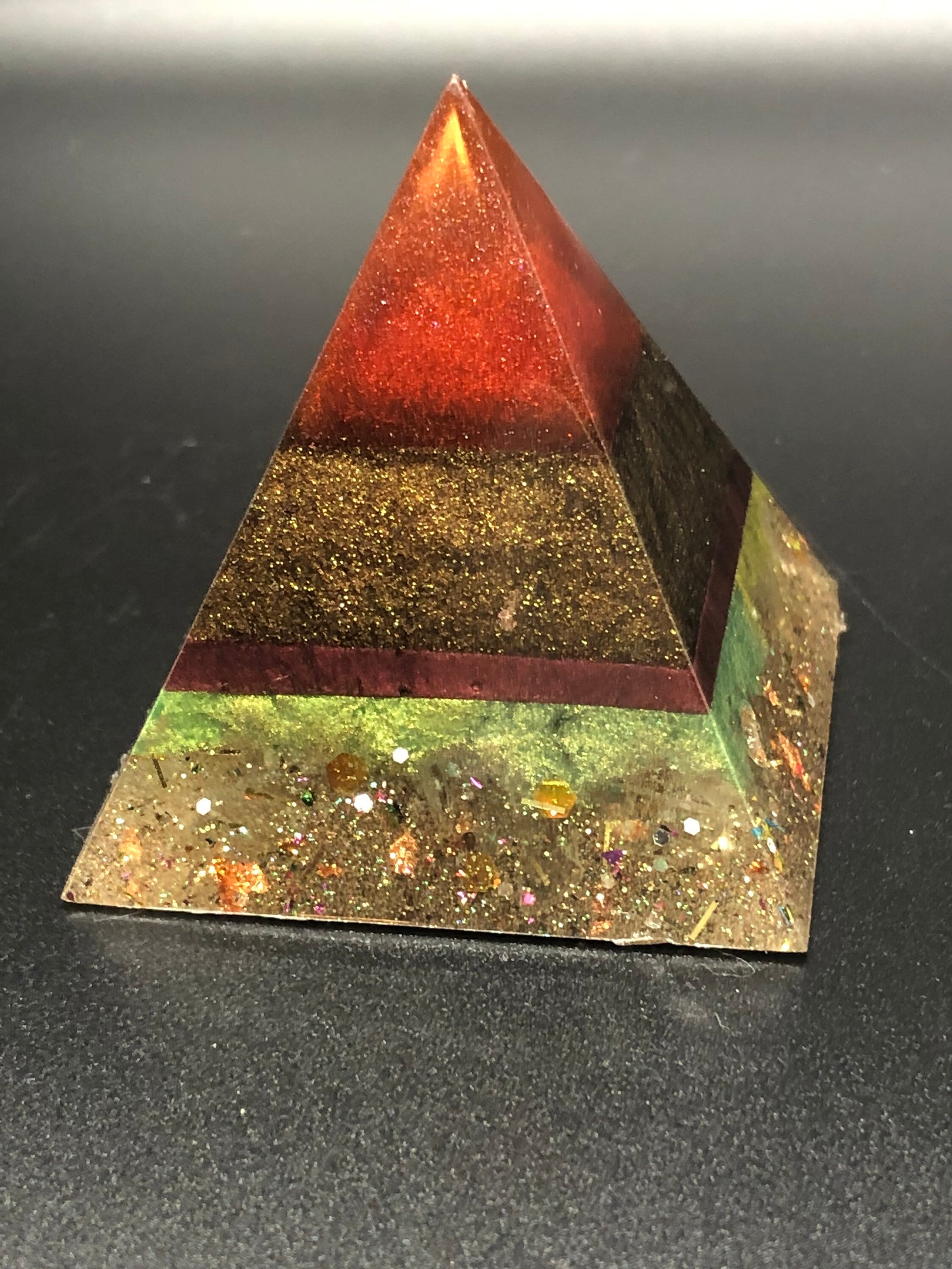 Pyramid paperweight Etsy