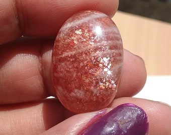 Natural Cabochon Sun Stone Cabochon Semi Precious Sun Stone Smooth Cabochon Loose Gemstone Semi Precious Sun Stone Smooth Cabochon sun stone