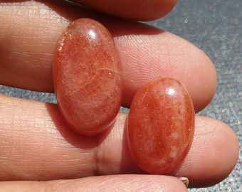 Natural Cabochon Sun Stone Cabochon Semi Precious Sun Stone Smooth Cabochon Loose Gemstone Semi Precious Sun Stone Smooth Cabochon sun stone