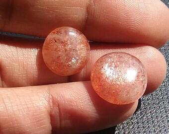 Natural Cabochon Sun Stone Cabochon Semi Precious Sun Stone Smooth Cabochon Loose Gemstone Semi Precious Sun Stone Smooth Cabochon sun stone