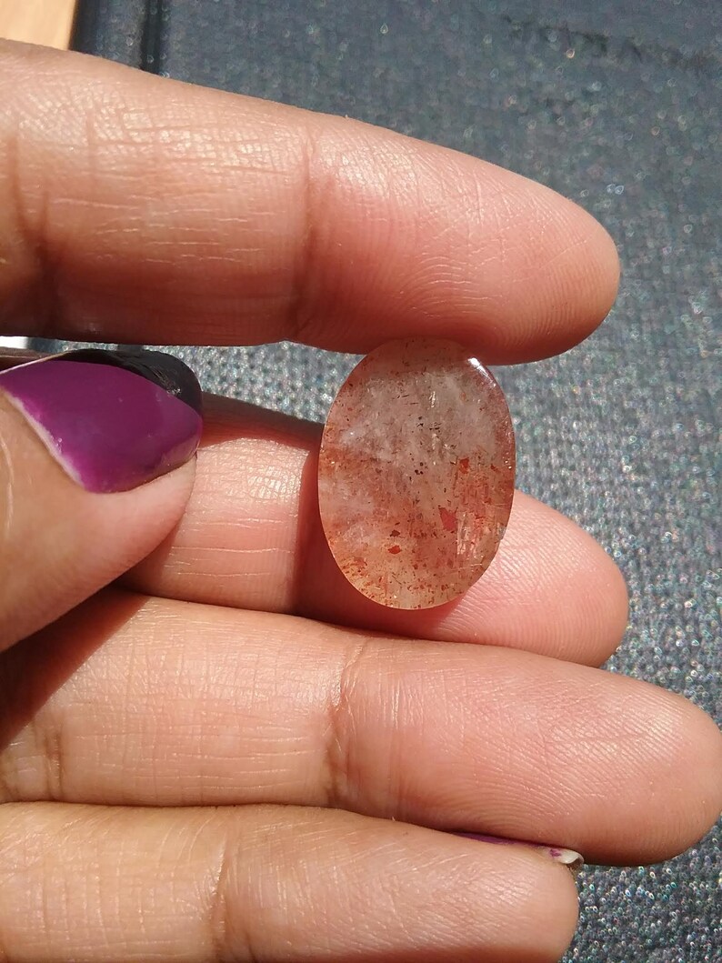 Natural Cabochon Sun Stone Cabochon Semi Precious Sun Stone Smooth Cabochon Loose Gemstone Semi Precious Sun Stone Smooth Cabochon sun stone