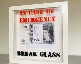 In Case Of Emergency Break Glass Money Etsy