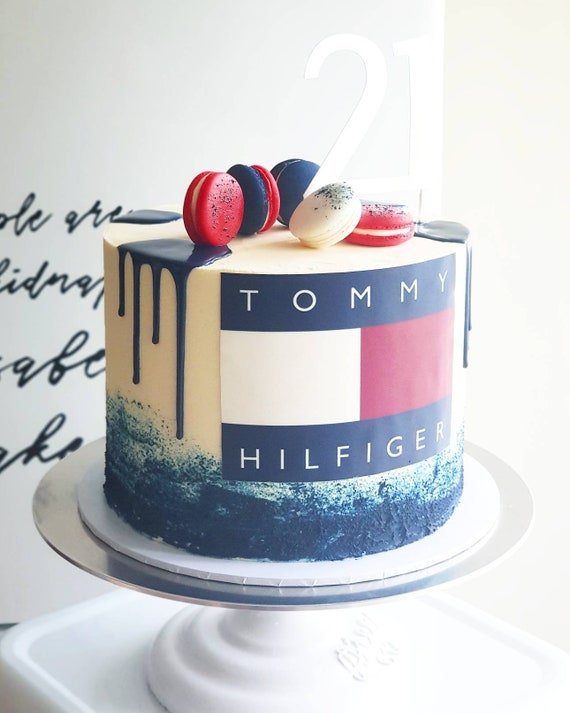 Tommy Hilfiger immagine commestibile / Tommy Hilfiger torta | Etsy