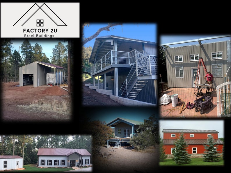 Architectural Plan Set for a Custom Designed 30 X 40 Galvanized Steel