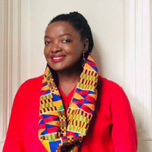 Short African Print scarf