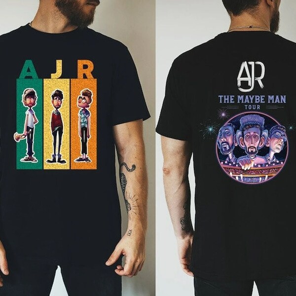 AJR The Maybe Man Tour 2024 T-Shirt, AJR Band Fan Shirt, Ajr Members Chibi Shirt, AJR Band Merch, Ajr Band Shirt,Ajr The Click Galaxy TShirt