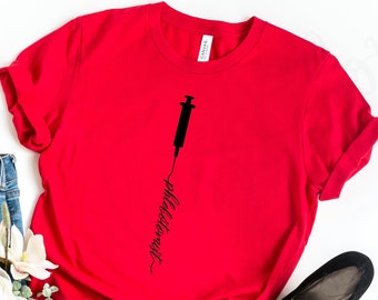 Chemise de vie pour phlébotomie - Chemise de vie de laboratoire - Semaine de laboratoire 2024 - Cadeaux pour le personnel de laboratoire de l&#39;hôpital - T-shirt pour phlébotomiste - Joli cadeau de phlébotomie pour collègue