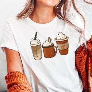 Pumpkin Spice Shirt - Cute Coffee Shirt - Fall Coffee Shirt - Iced Coffee Shirt - Coffee Lover Sweater - Cute Fall Sweatshirt