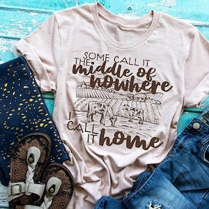 Farm Home Shirt - Farmers Market Tee - Farm Mom Shirt - Country Graphic Tee - Support Local Farmers - Farm Shirt - Farmer Tee