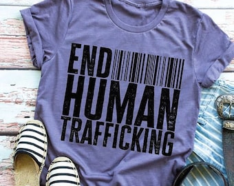 Camiseta "Fin a la trata de personas" - Camiseta unisex Bella Canvas