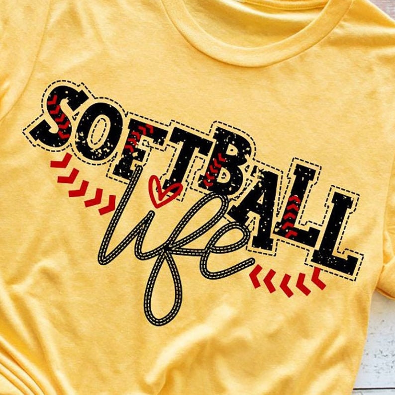 Softball Life Shirt Womens Softball Shirt Sports Shirt Etsy