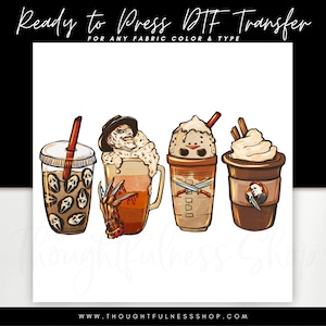 Ready to Press DTF Transfer - Scary Halloween Movies - TShirt Transfers - Direct To Film - Fall DTG Heat Press Transfer - Friday the 13th