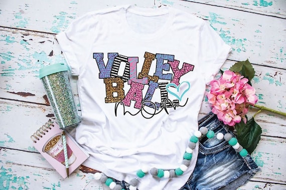 Volleyball Mom Shirt - Sports Mom Shirt - Mom Life Shirt - Womens Volleyball Tee - Mom Shirts - Mama Tee - Volleyball Graphic Tee