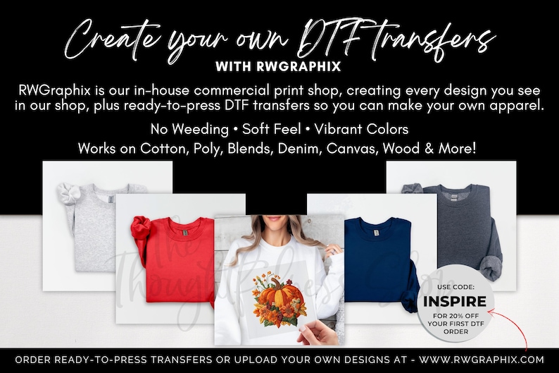 a flyer for a clothing store with a woman's t - shirt