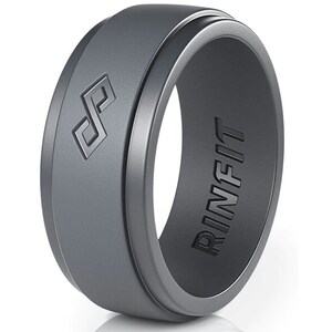 Rinfit Silicone Wedding Ring for Men - Affordable, Comfortable, Soft ...