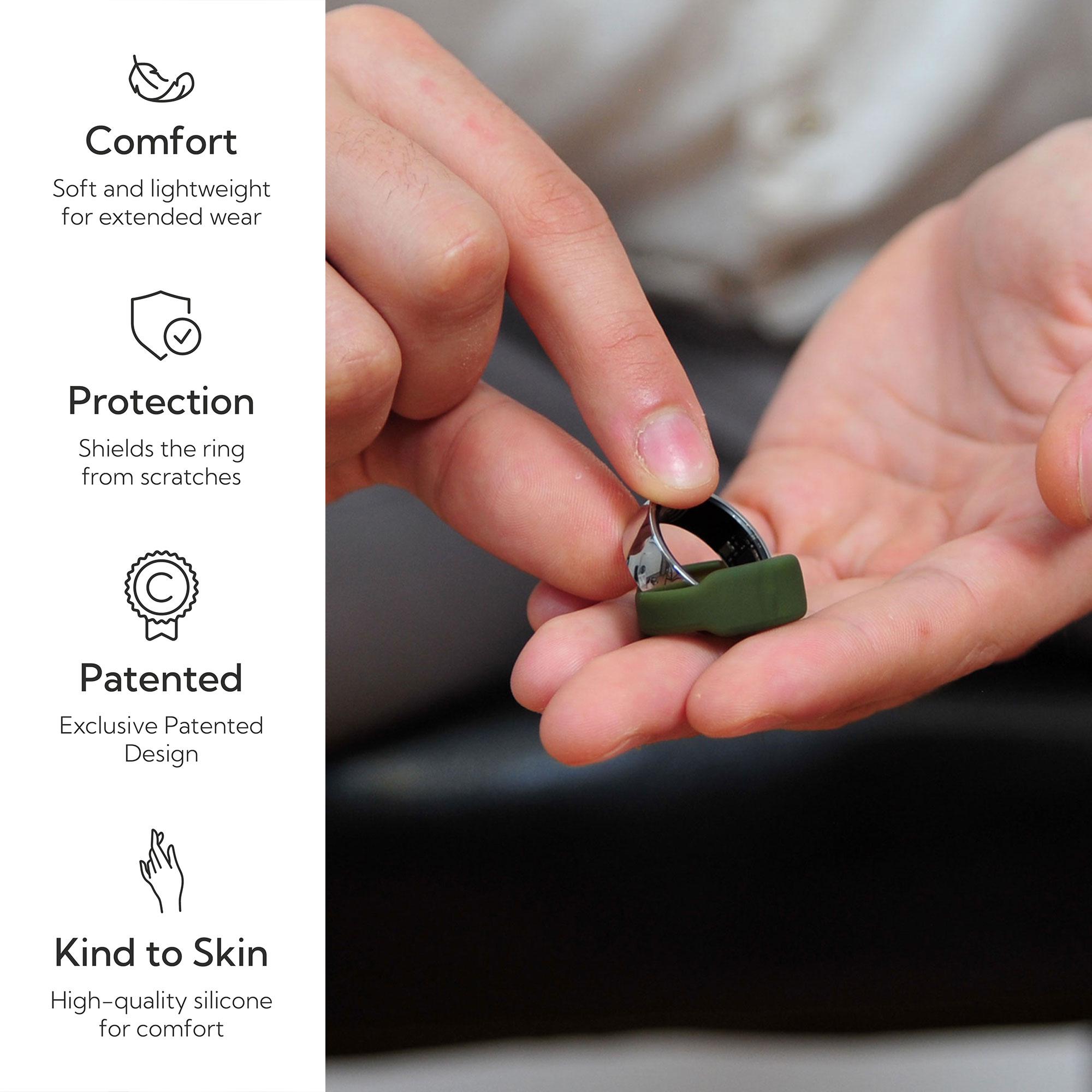 Rinfit Silicone Ring Protector - Smart Ring Cover - Compatible With ...