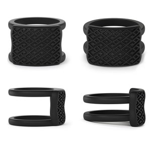 Rinfit Wedding Ring Protector for Working Out - Silicone Rubber Ring Cover Protector – Set of two: 4mm and 9mm
