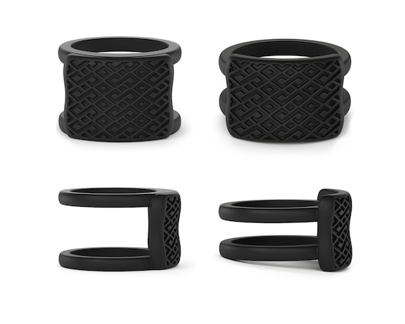 Rinfit Wedding Ring Protector for Working Out Silicone Rubber Ring Cover  Protector Set of Two: 4mm and 9mm 