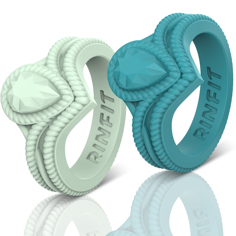 Unique Silicone Wedding Ring Bands for Women Couture Etsy
