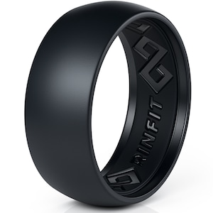 May include: A black silicone ring with the word "RINFIT" embossed on the side.