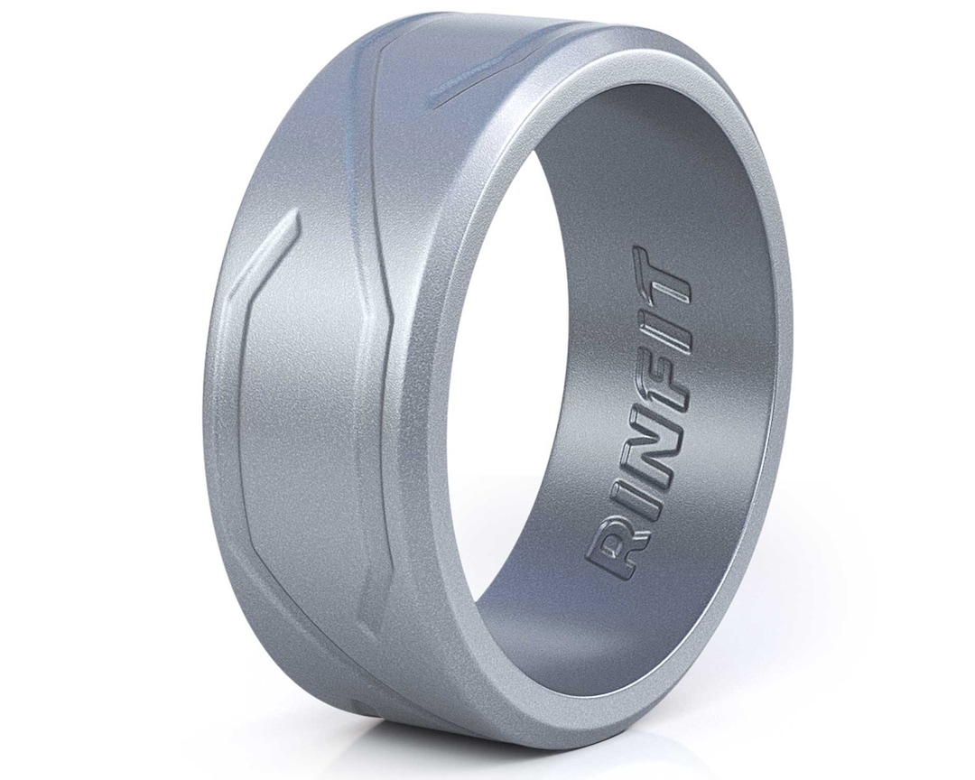 Rinfit Silicone Wedding Ring for Men - Affordable, Comfortable, Soft ...