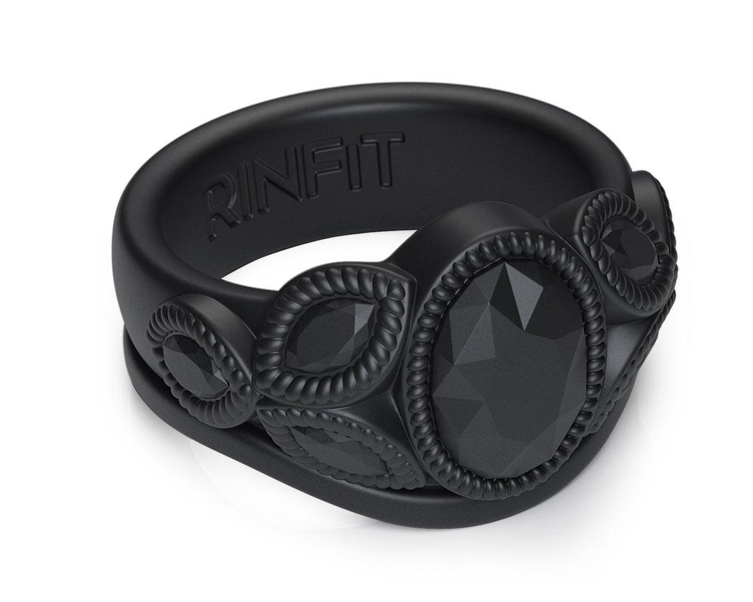 Rinfit Silicone Rings for Women - Female Wedding Rubber Bands - Soft ...
