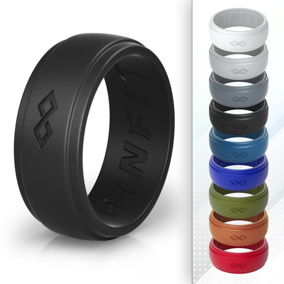 Silicone Wedding Ring for Men 1 Ring Designed Safe Soft Etsy