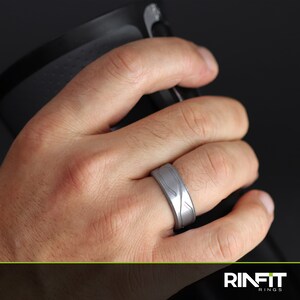 Rinfit Silicone Rings For Women - 6mm Wide, 2mm Thick, 4Love Collection, Size 6, Patented Design 10 thumbnail image