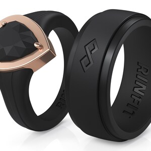 Rinfit Matching Silicone Rings for Couples Silicone Wedding - Etsy