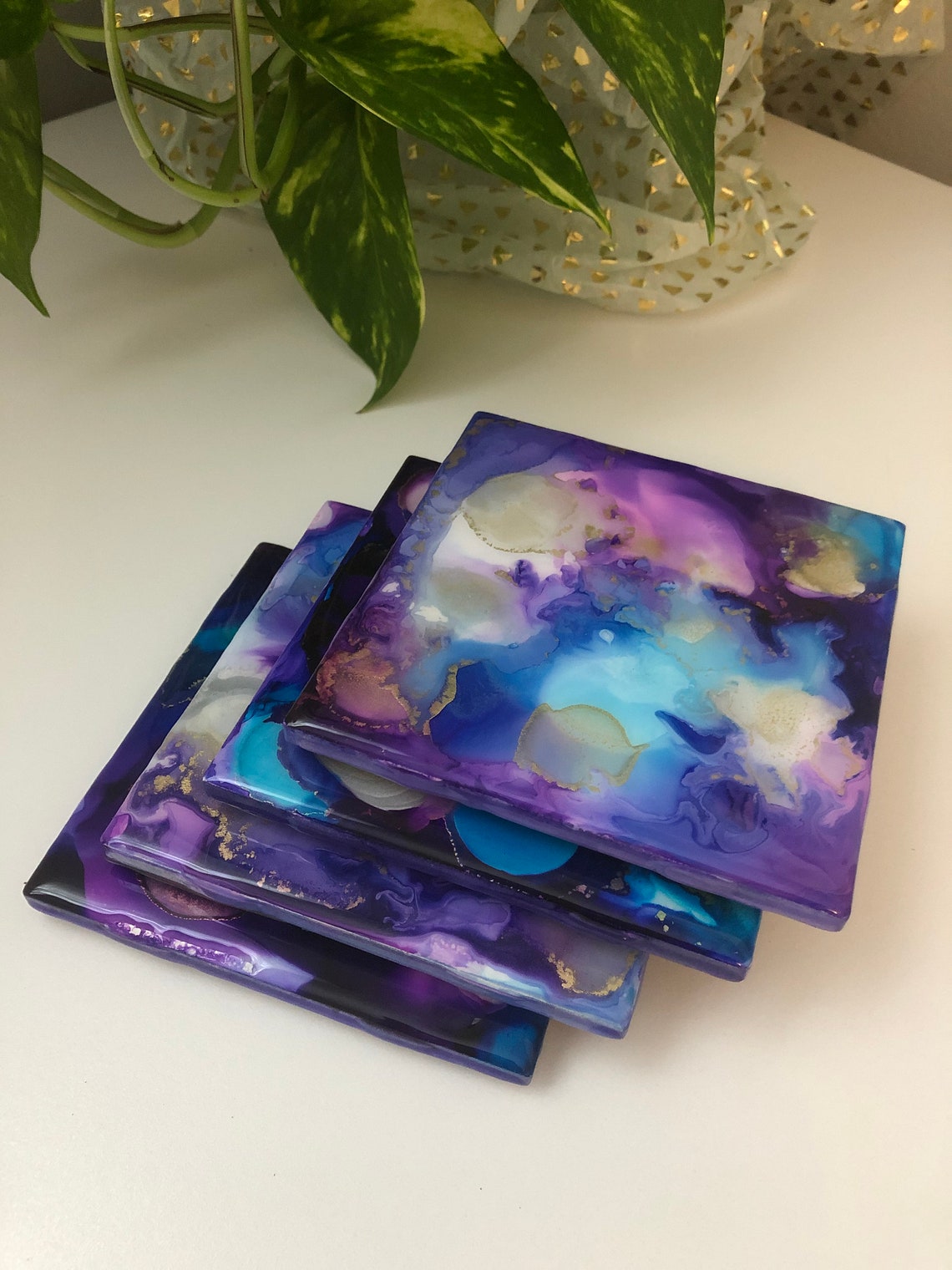 Custom Resin Coasters Customizable Coasters Design your own Etsy