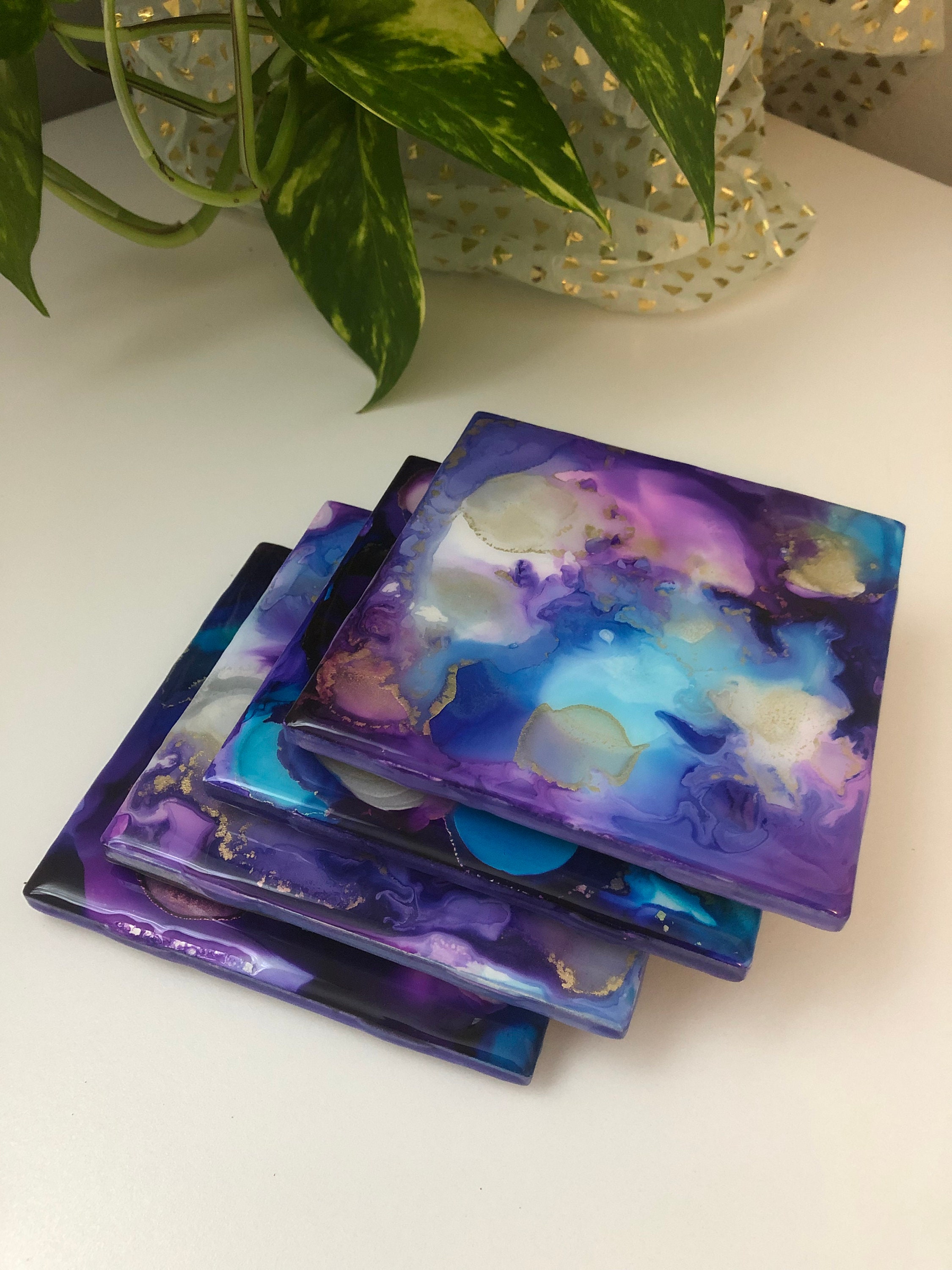 Custom Resin Coasters Customizable Coasters Design your own Etsy
