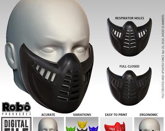 Noob Saibot Klassic Mask MK11 - Cosplay - MK - 3D Model STL Files