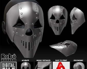Mick Thomson Mask - Seven Classic Mask (Accurate) - STL model 3D print file