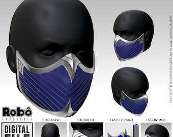 Kitana mask - Mortal Kombat 2 - Cosplay - MK2 - 3D Model STL Files