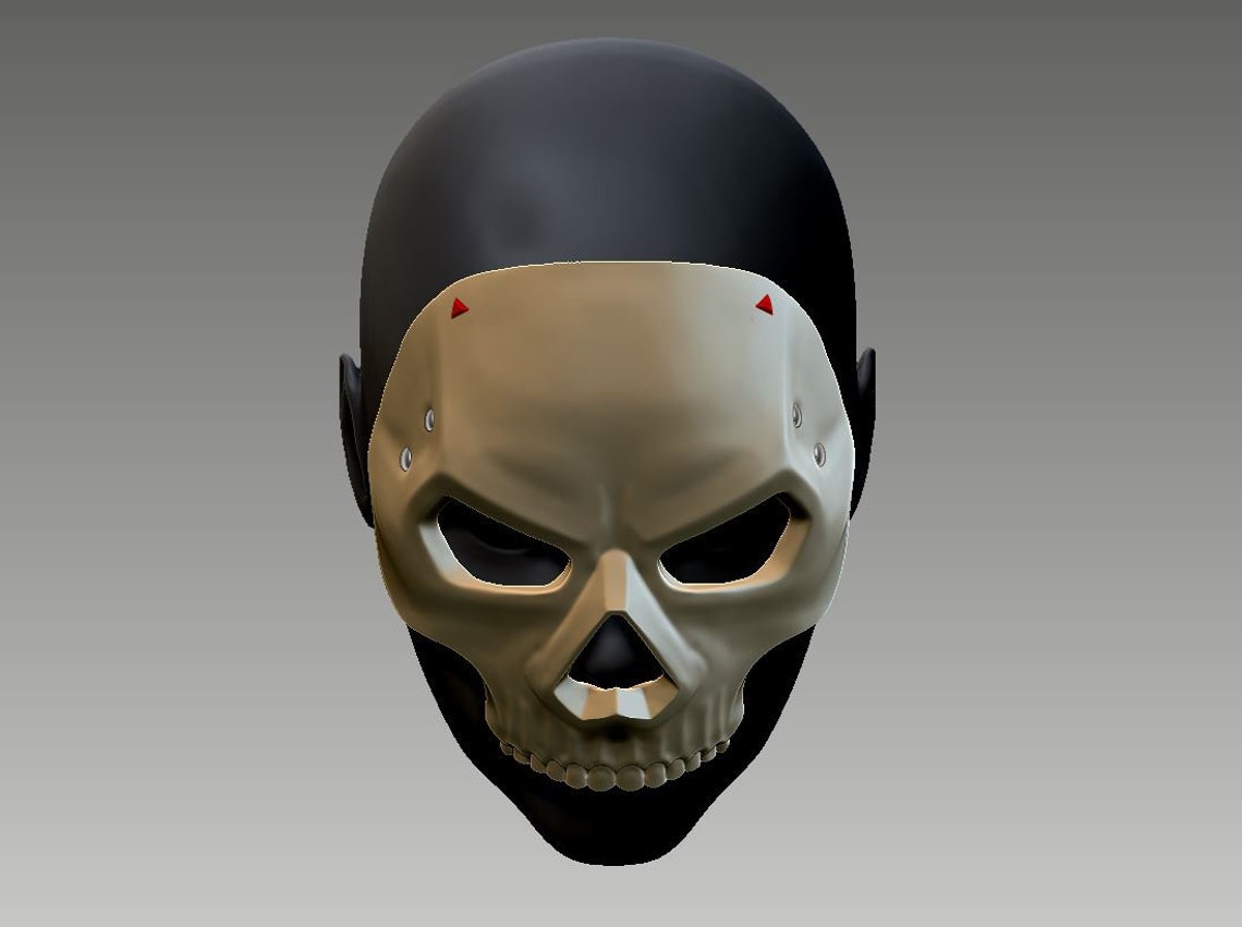 Ghost Operator Mace Mask Call of Duty Modern Warfare 2 Etsy