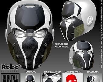 NKT Hellsoldier Mask - Tatical Balistic Halloween Cosplay mask - STL model 3D print Digital file