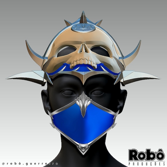 Mortal Kombat 11 Kitana Skull Mask Cosplay - MK11 - 3D Model STL