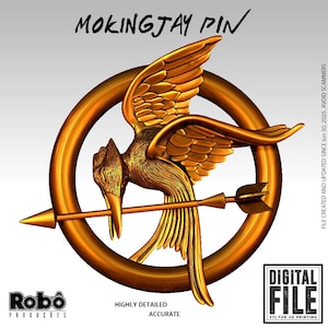 Mokingjay Pin V3 - fan made 3D model