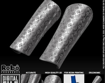 Kitana Bracelets - Mortal Kombat 2 Movie - Cosplay arm guard - MK2 - 3D Model STL Files