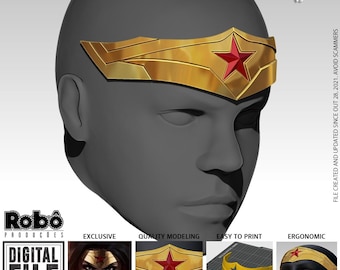 Wonder Woman JEEHYUNG LEE Tiara Crown Inspired- STL 3D model file