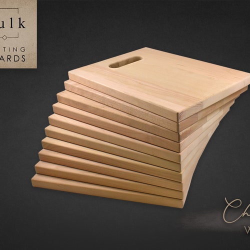 Pack of Cherry Hardwood Cutting Board's With Handle Etsy