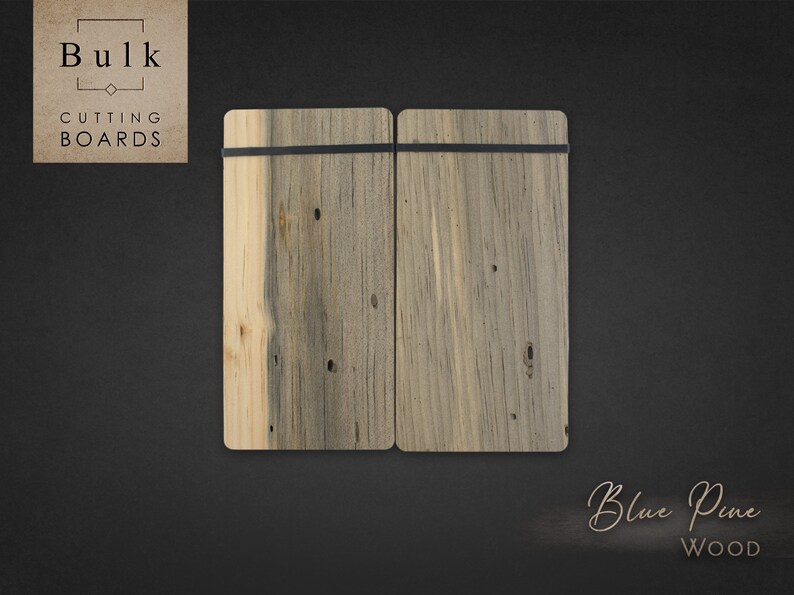Rustic Style Check Presenters Rustic Blue Pine Check Presenters: Restaurant Products (4x8x0.25
