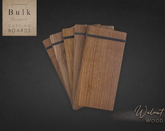 Pack of Walnut Check Presenters - 4x8x0.25" - Bulk Products, Restaurant Check Presenter, Walnut Wood, Restaurant Products, Unique